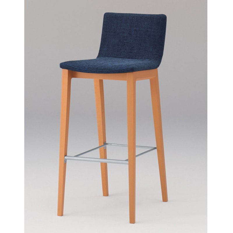 KPT-550C-5NN4 PTチェア ハイチェア 張りぐるみタイプ C張地<配送時組立サービス付> イトーキ 材質ブナ無垢材ウレタン塗装仕上脚 高さ1000mm幅420mm奥行540mm  KPT-550C-5NN4