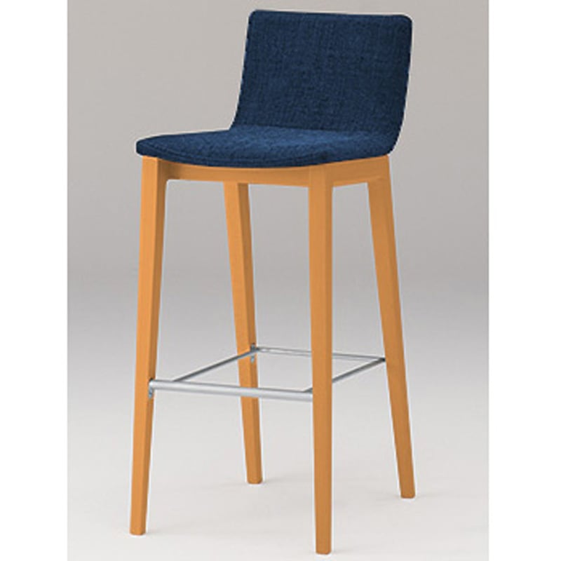 KPT-550D-5NN4 PTチェア ハイチェア 張りぐるみタイプ D張地<配送時組立サービス付> イトーキ 材質ブナ無垢材ウレタン塗装仕上脚 高さ1000mm幅420mm奥行540mm  KPT-550D-5NN4