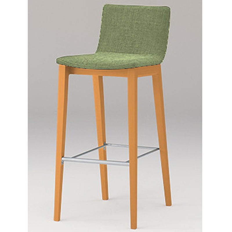 KPT-550D-5NQ1 PTチェア ハイチェア 張りぐるみタイプ D張地<配送時組立サービス付> イトーキ 材質ブナ無垢材ウレタン塗装仕上脚 高さ1000mm幅420mm奥行540mm  KPT-550D-5NQ1