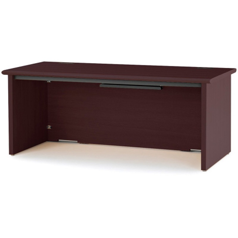 CXW-A188HCN-51 XWシリーズ 平机 W1800<配送時組立サービス付> イトーキ 横配線ダクト(幕板内)付 オークダークブラウン色 高さ720mm奥行800mm  CXW-A188HCN-51