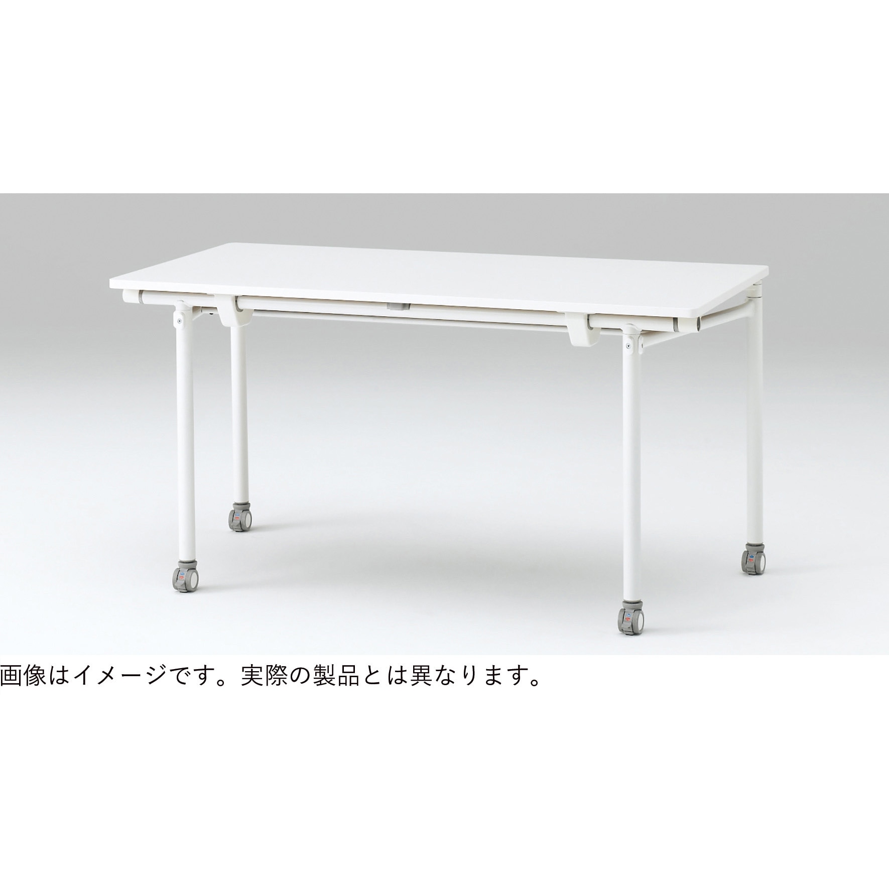 AFF-1206HNCL1TR アクティブフィールド 折りたたみテーブル 角型<配送時組立サービス付> イトーキ メラミン化粧板 ブラック 高さ720mm幅1200mm奥行600mm  AFF-1206HNCL1TR