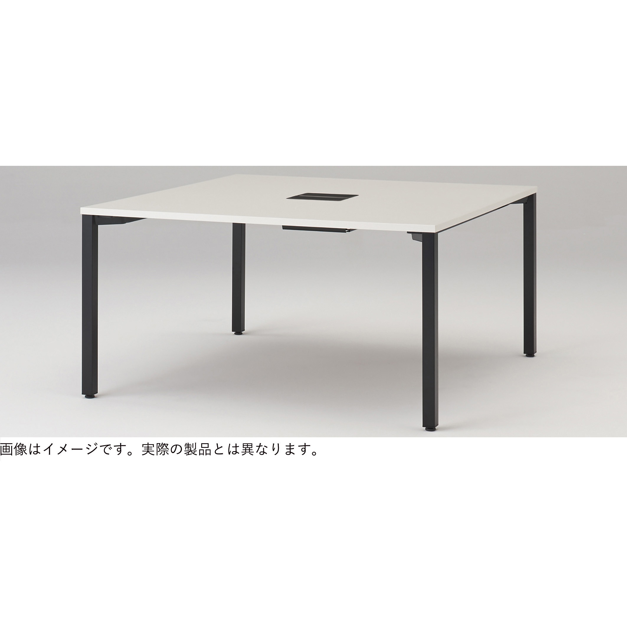 JP-1414HWC1-WM アクトリンク グループテーブル 角形 キャスター脚<配送時組立サービス付> イトーキ メラミン化粧板 高さ720mm幅1400mm奥行1400mm  JP-1414HWC1-WM