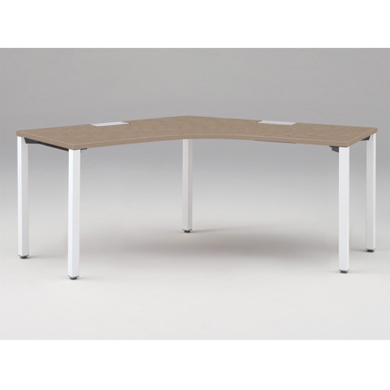 JP-2266SWA-WM アクトリンク パーソナルテーブル 120度オペレーション アジャスター脚 D600<配送時組立サービス付> 1台 イトーキ 【通販モノタロウ】