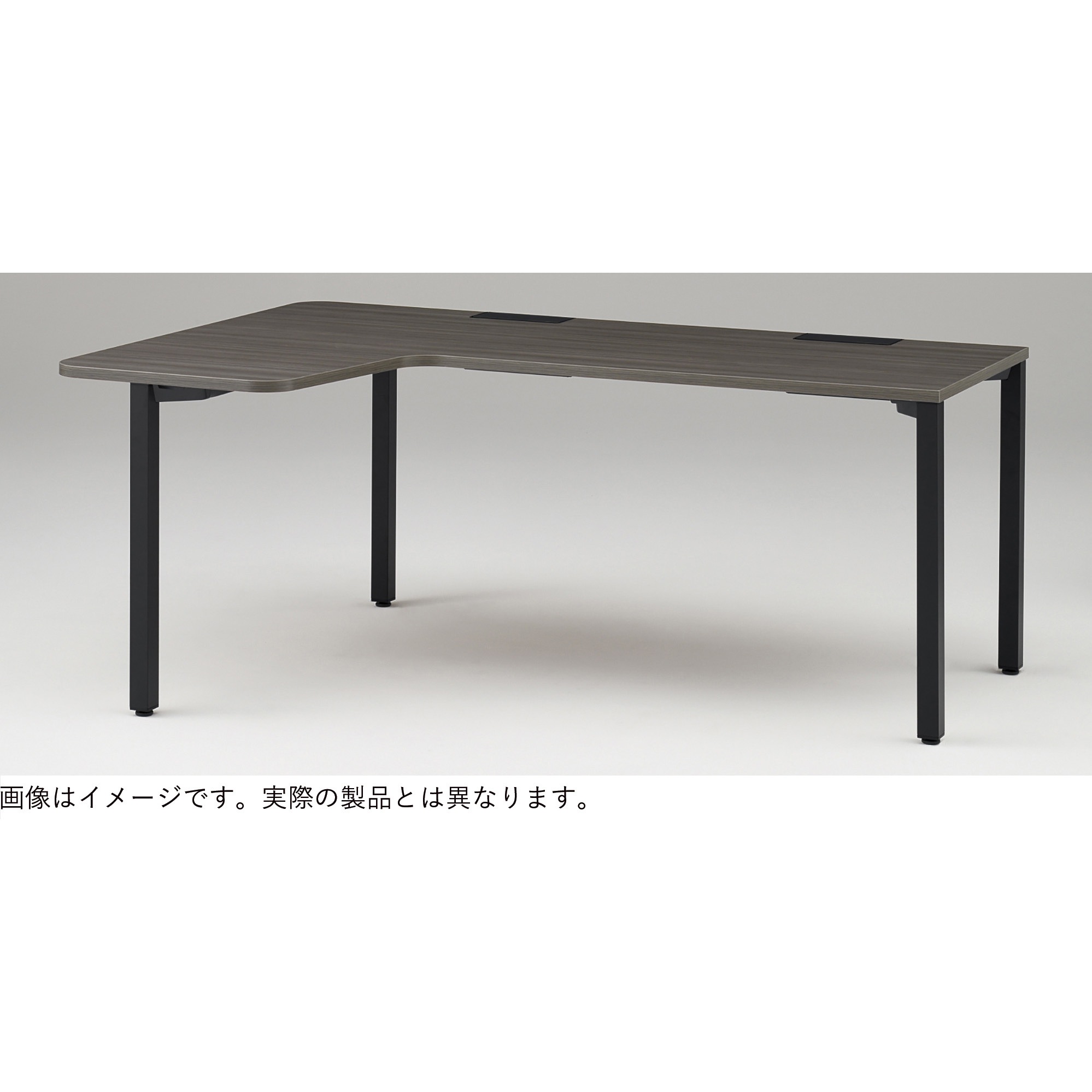 JP-8276KLWC-WY アクトリンク パーソナルテーブル 90度オペレーション レセプションタイプ 左凸 キャスター脚<配送時組立サービス付> 1台 イトーキ 【通販モノタロウ】