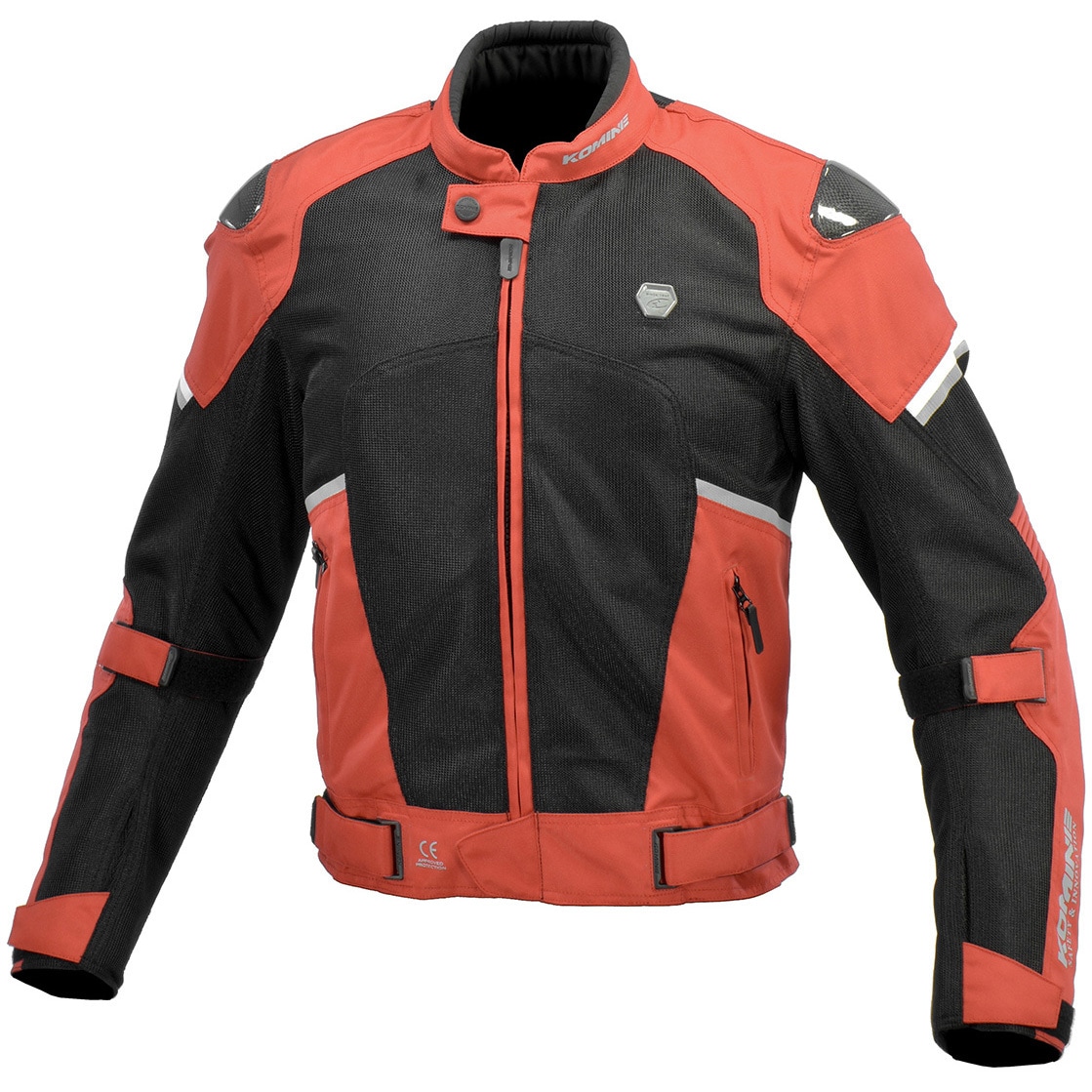 07-1573/L.GRY BK/3XL JK-1573 プロテクトカーボンメッシュジャケット