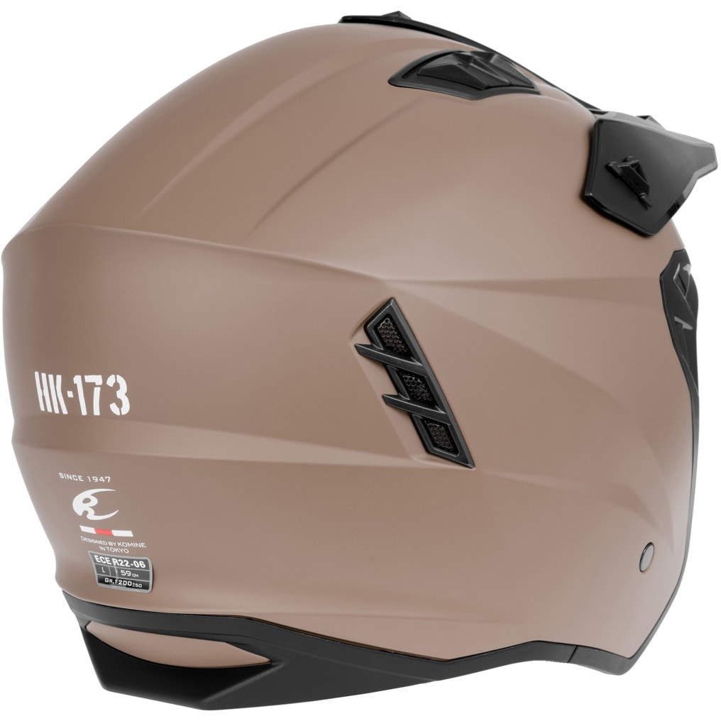01-173/WHT/XL HK-173 ストリートジェットヘルメット コミネ サイズXL