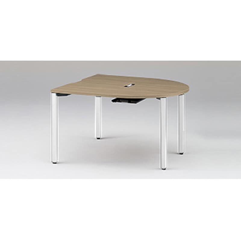 JPM-1414RWA-WM アクトリンク ミーティングテーブル 片アール型 配線キャップ付 アジャスター脚 W1400<配送時組立サービス付> 1台 イトーキ 【通販モノタロウ】 65,890円