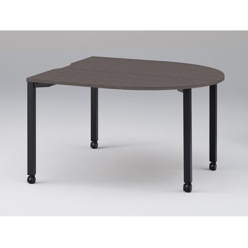 JPM-1414RNC-TR アクトリンク ミーティングテーブル 片アール型 配線キャップなし キャスター脚 W1400<配送時組立サービス付> 1台 イトーキ 【通販モノタロウ】 65,890円