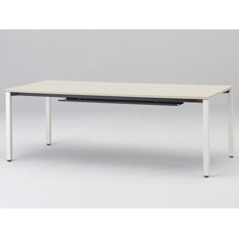 JPM-2109HWA-WH アクトリンク ミーティングテーブル 角型 配線キャップ付 アジャスター脚 W2100<配送時組立サービス付> 1台 イトーキ 【通販モノタロウ】