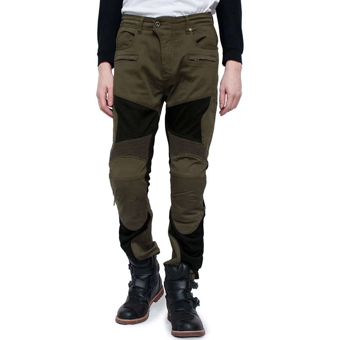07-755/BK/L PK-755 ストレッチャブルプロテクトメッシュパンツ コミネ
