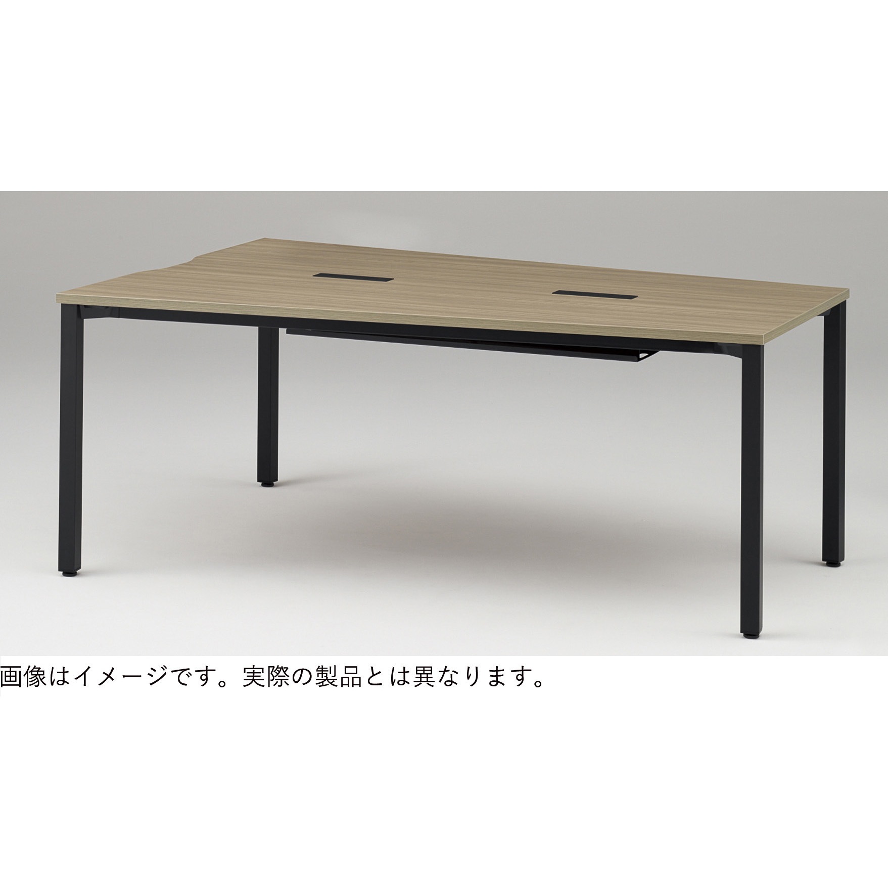 JPM-2412TWA-WY アクトリンク ミーティングテーブル 台形型 配線キャップ付 アジャスター脚 W2400<配送時組立サービス付> 1台 イトーキ 【通販モノタロウ】