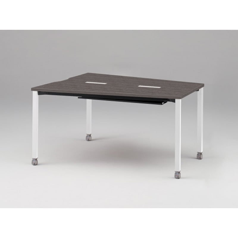 JPM-1812TWC-WR アクトリンク ミーティングテーブル 台形型 配線キャップ付 キャスター脚 W1800<配送時組立サービス付> 1台 イトーキ 【通販モノタロウ】