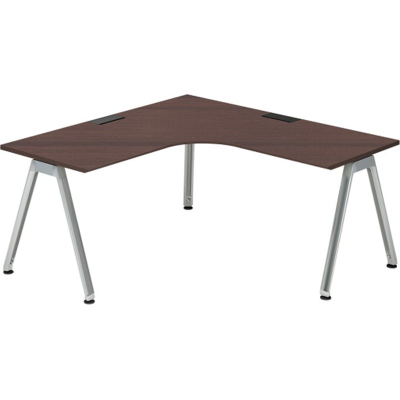 JVD-6677KWPN-PY アフィーノ パーソナルデスク 90度オペレーション(7/7)  アルミミラー脚<配送時組立サービス付> 1台 イトーキ 【通販モノタロウ】 134,900円