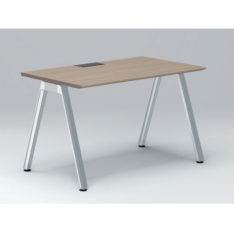 JVD-1207HWPN-PM アフィーノ パーソナルデスク 角型 アルミミラー脚 1200×700<配送時組立サービス付> イトーキ 高さ720mm  JVD-1207HWPN-PM