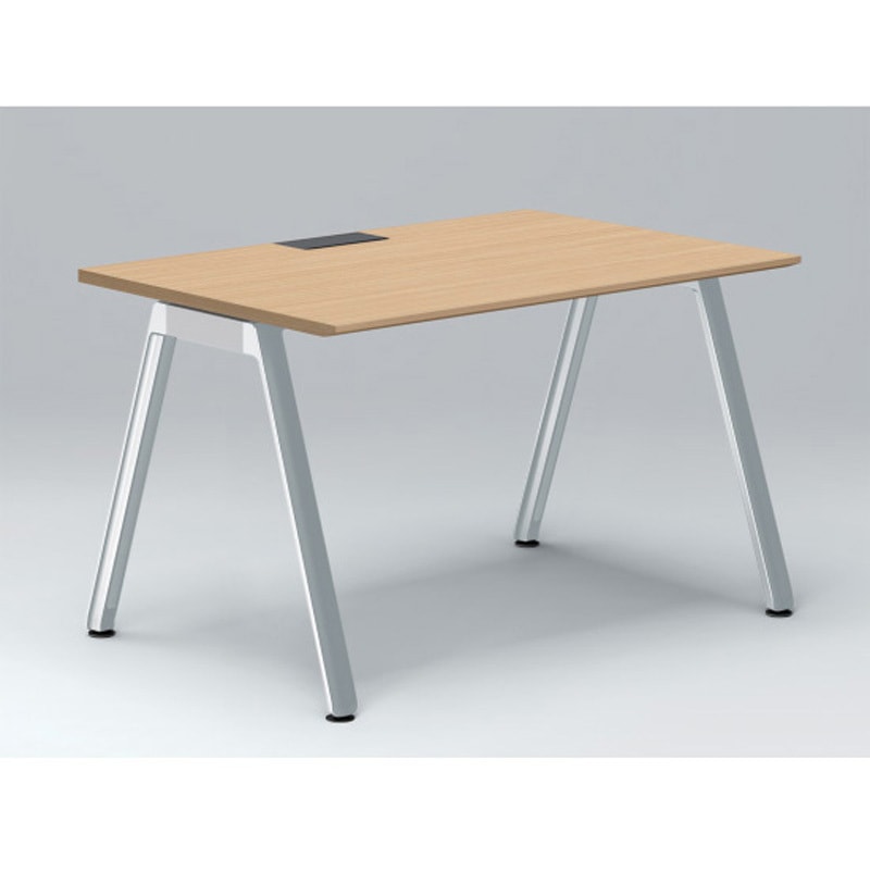 JVD-1208HWPN-PX アフィーノ パーソナルデスク 角型 アルミミラー脚 1200×800<配送時組立サービス付> イトーキ 高さ720mm  JVD-1208HWPN-PX