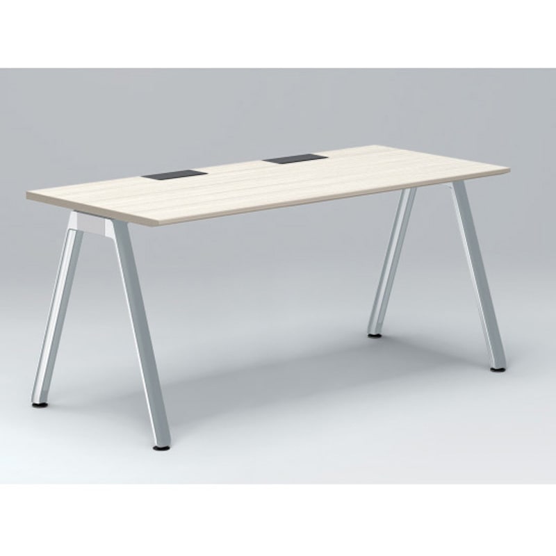 JVD-1607HWPN-PH アフィーノ パーソナルデスク 角型 アルミミラー脚 1600×700<配送時組立サービス付> イトーキ 高さ720mm  JVD-1607HWPN-PH