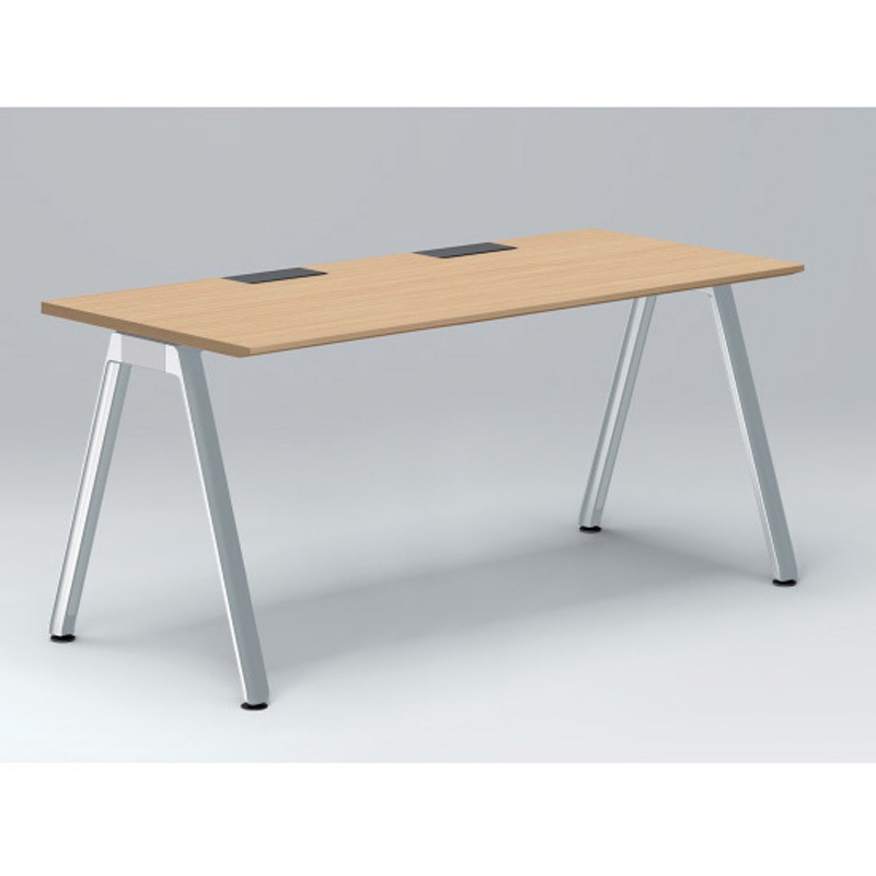 JVD-1607HWPN-PX アフィーノ パーソナルデスク 角型 アルミミラー脚 1600×700<配送時組立サービス付> イトーキ 高さ720mm  JVD-1607HWPN-PX