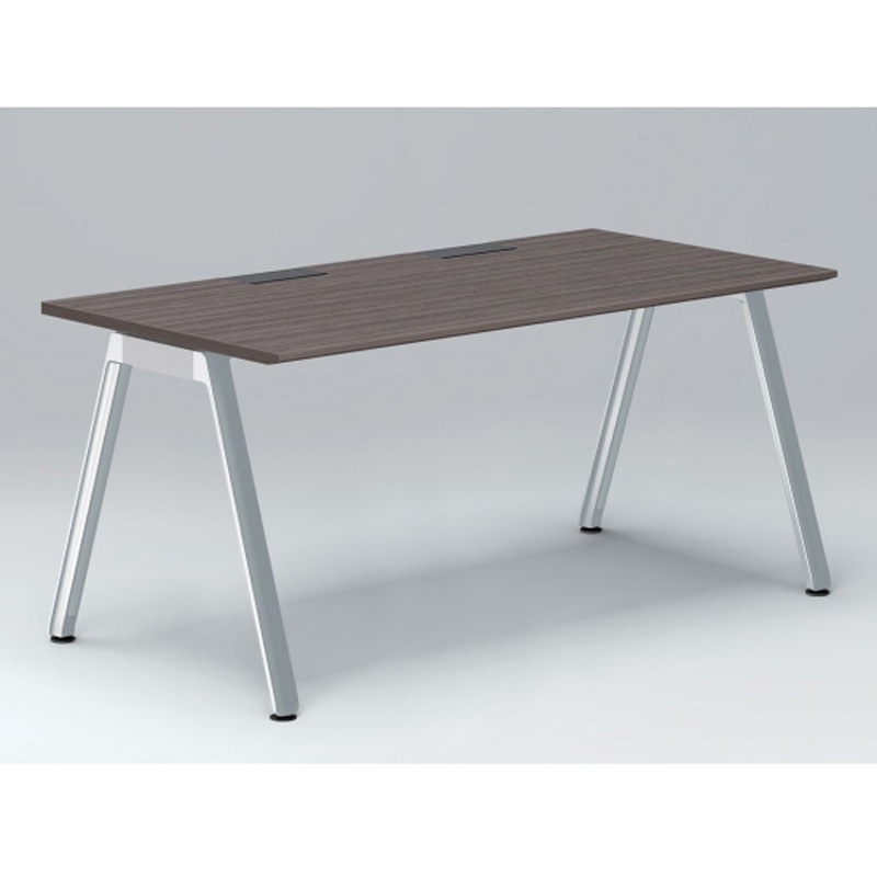 JVD-1608HWPN-PR アフィーノ パーソナルデスク 角型 アルミミラー脚 1600×800<配送時組立サービス付> イトーキ 高さ720mm  JVD-1608HWPN-PR