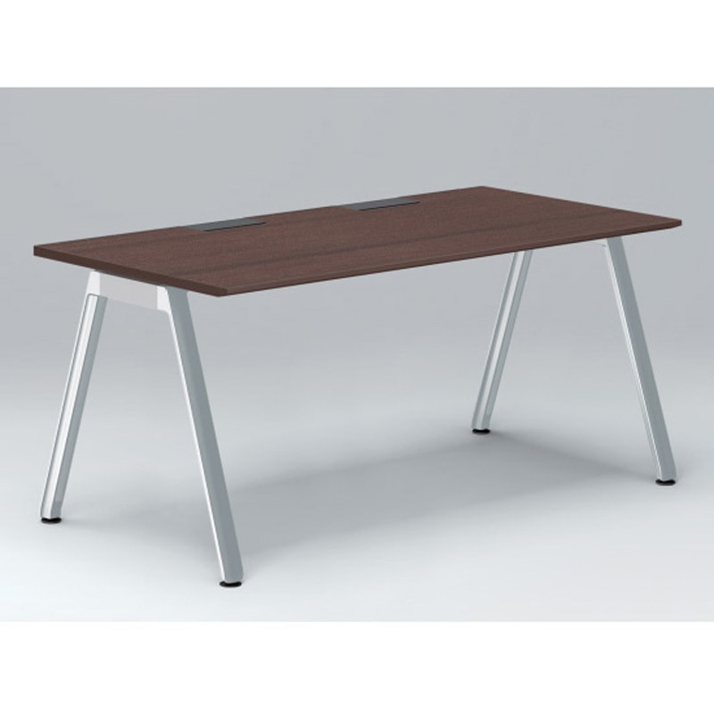 JVD-1608HWPN-PY アフィーノ パーソナルデスク 角型 アルミミラー脚 1600×800<配送時組立サービス付> イトーキ 高さ720mm  JVD-1608HWPN-PY