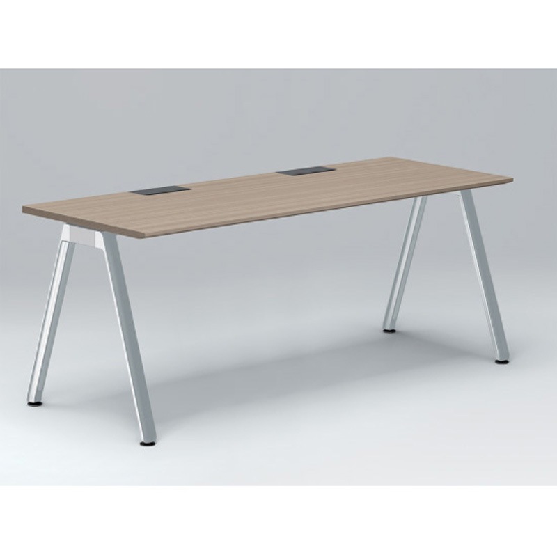 JVD-1807HWPN-PM アフィーノ パーソナルデスク 角型 アルミミラー脚 1800×700<配送時組立サービス付> イトーキ 高さ720mm  JVD-1807HWPN-PM