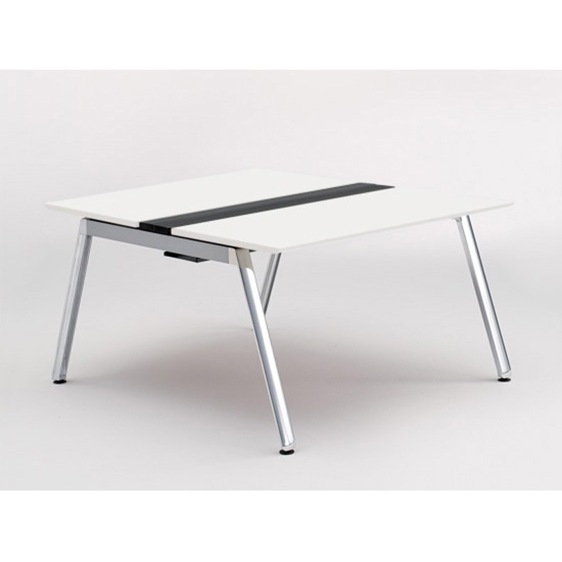 JVB-1214GEPN-PL アフィーノ ワークベンチ 両面タイプ 単独型 アルミミラー脚 W1200×D1400<配送時組立サービス付> 1台 イトーキ 【通販モノタロウ】