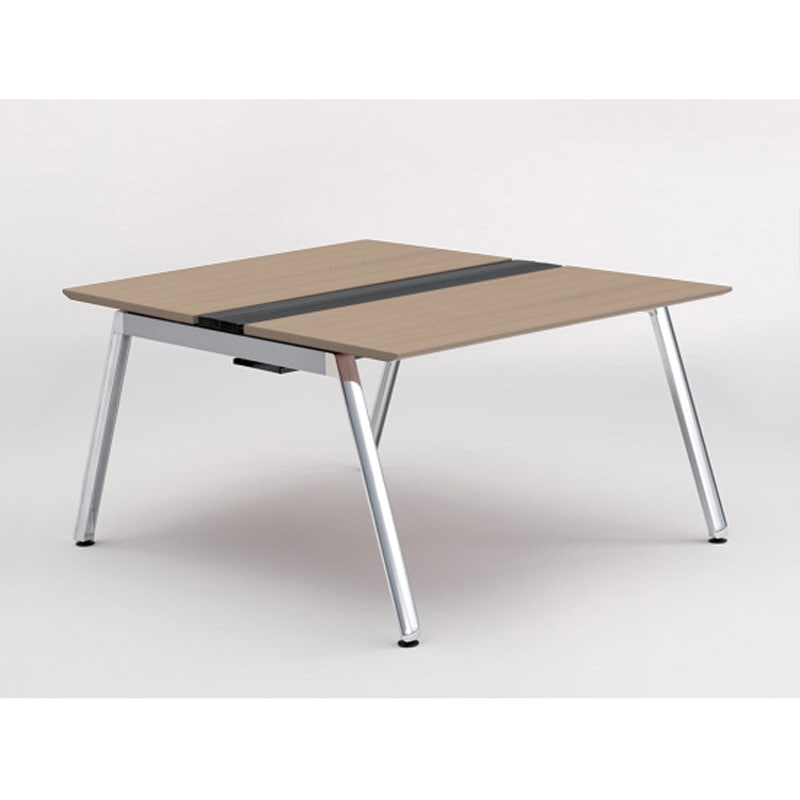 JVB-1214GEPN-PM アフィーノ ワークベンチ 両面タイプ 単独型 アルミミラー脚 W1200×D1400<配送時組立サービス付> 1台 イトーキ 【通販モノタロウ】 124,900円