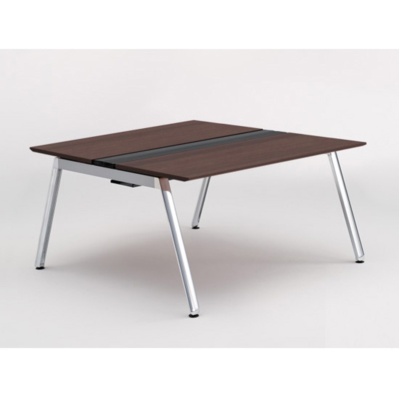 JVB-1414GEPN-PY アフィーノ ワークベンチ 両面タイプ 単独型 アルミミラー脚 W1400×D1400<配送時組立サービス付> 1台 イトーキ 【通販モノタロウ】