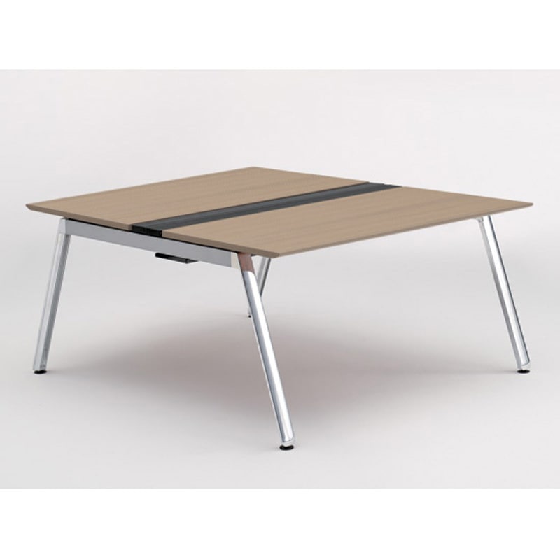 JVB-1416GEPN-PM アフィーノ ワークベンチ 両面タイプ 単独型 アルミミラー脚 W1400×D1600<配送時組立サービス付> 1台 イトーキ 【通販モノタロウ】