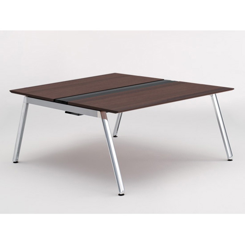 JVB-1516GEPN-PY アフィーノ ワークベンチ 両面タイプ 単独型 アルミミラー脚 W1500×D1600<配送時組立サービス付> 1台 イトーキ 【通販モノタロウ】