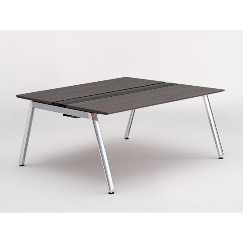 JVB-1614GEPN-PR アフィーノ ワークベンチ 両面タイプ 単独型 アルミミラー脚 W1600×D1400<配送時組立サービス付> 1台 イトーキ 【通販モノタロウ】