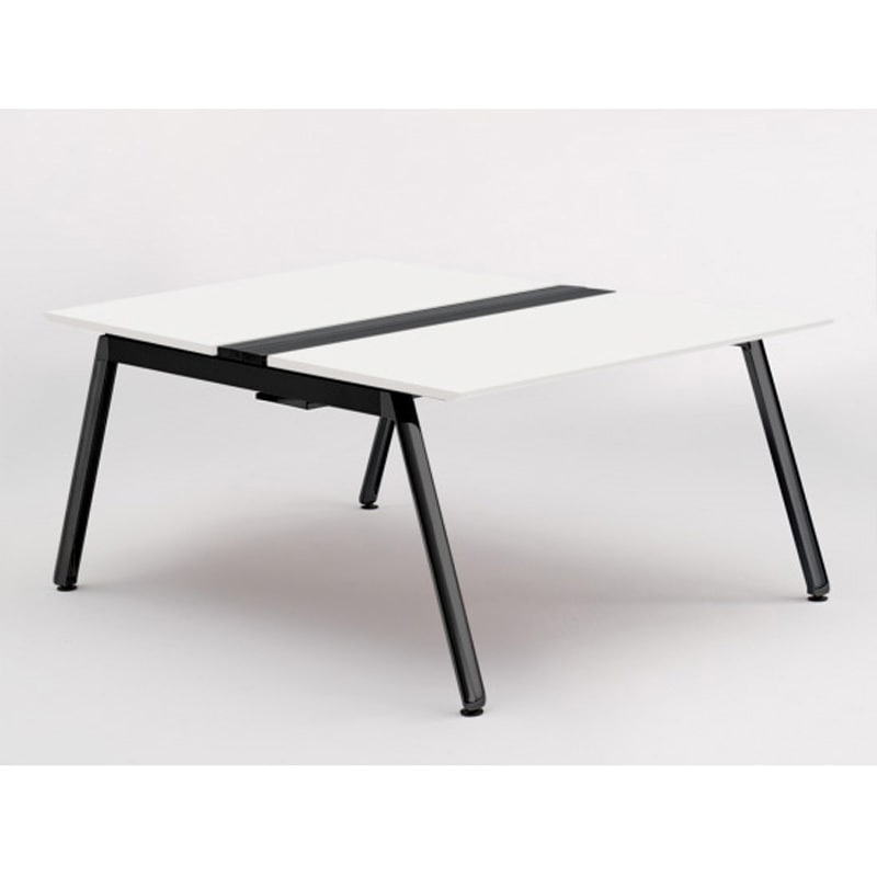 JVB-1216GETN-TL アフィーノ ワークベンチ 両面タイプ 単独型 アルミ塗装脚 W1200×D1600<配送時組立サービス付> 1台 イトーキ 【通販モノタロウ】