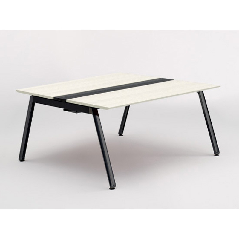 JVB-1514GETN-TH アフィーノ ワークベンチ 両面タイプ 単独型 アルミ塗装脚 W1400×D1400<配送時組立サービス付> 1台 イトーキ 【通販モノタロウ】