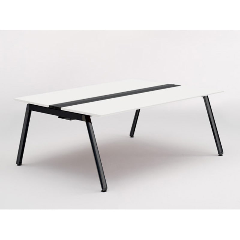 JVB-1814GETN-TL アフィーノ ワークベンチ 両面タイプ 単独型 アルミ塗装脚 W1800×D1400<配送時組立サービス付> 1台 イトーキ 【通販モノタロウ】