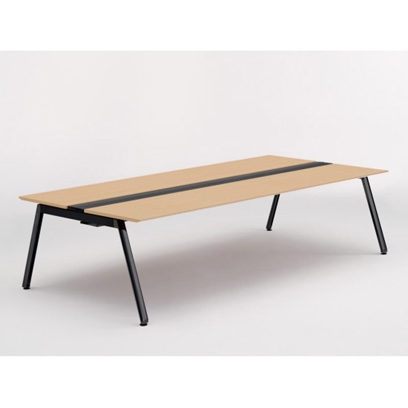 JVB-2814GETN-TX アフィーノ ワークベンチ 両面タイプ 単独型 アルミ塗装脚 W2800×D1400<配送時組立サービス付> 1台 イトーキ 【通販モノタロウ】