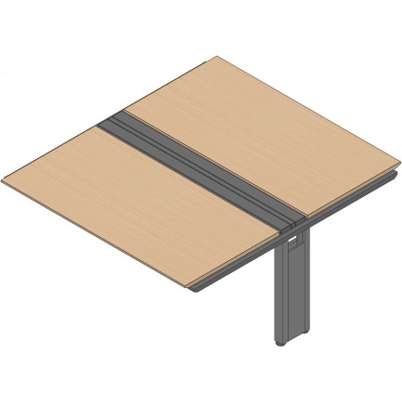 JVB-1616TEN-PX アフィーノ ワークベンチ 両面タイプ 連増セット アルミミラー脚 W1600×D1600<配送時組立サービス付> 1台 イトーキ 【通販モノタロウ】