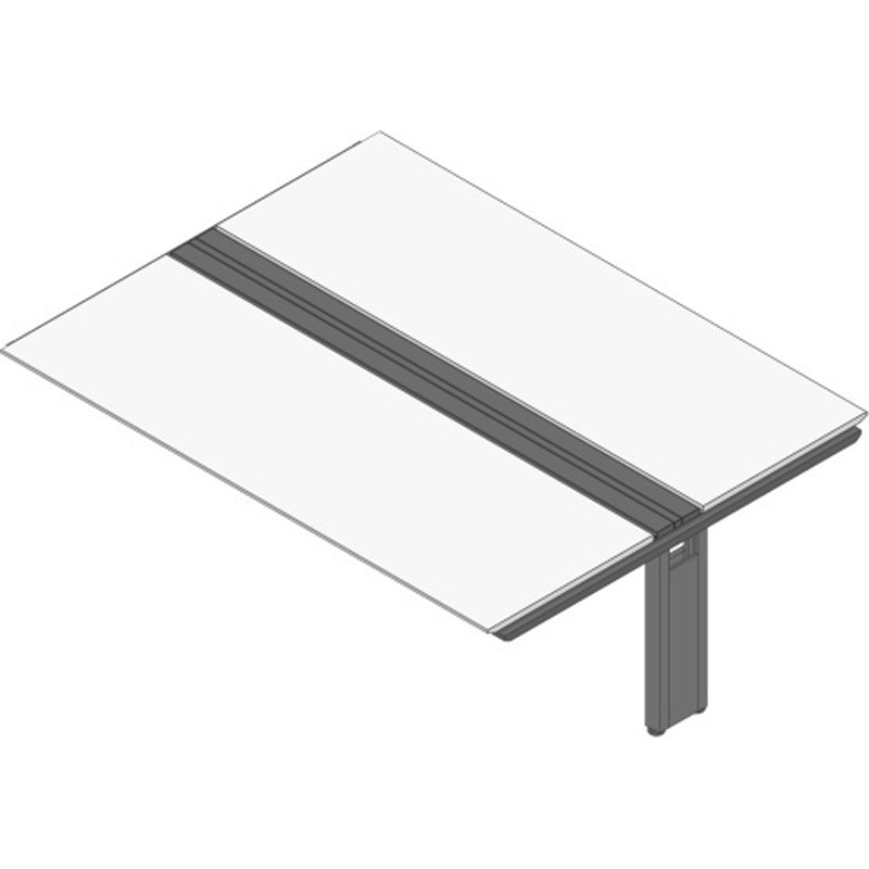 JVB-2416TEN-PL アフィーノ ワークベンチ 両面タイプ 連増セット アルミミラー脚 W2400×D1600<配送時組立サービス付> 1台 イトーキ 【通販モノタロウ】 139,900円