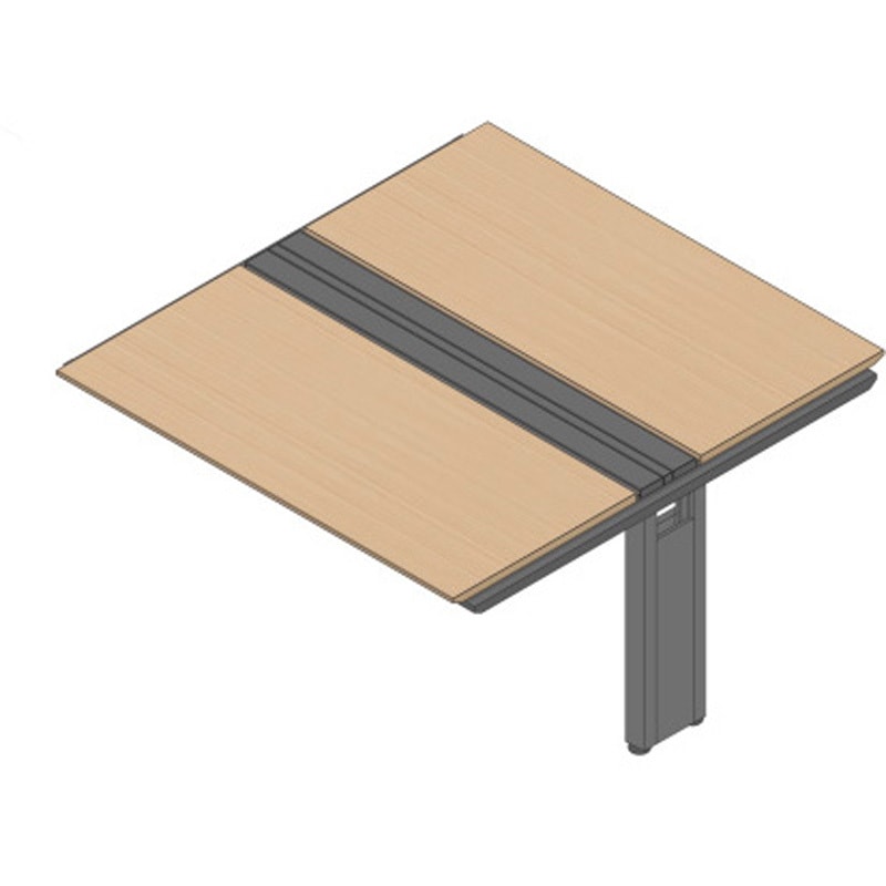 JVB-1514TEN-TX アフィーノ ワークベンチ 両面タイプ 連増セット アルミ塗装脚 W1500×D1400<配送時組立サービス付> 1台 イトーキ 【通販モノタロウ】