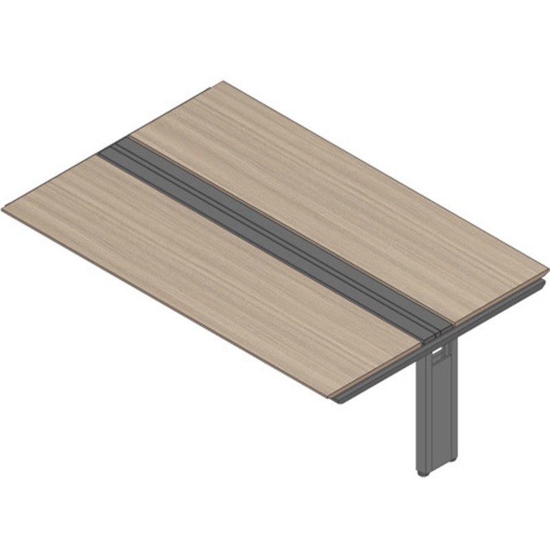 JVB-2414TEN-TM アフィーノ ワークベンチ 両面タイプ 連増セット アルミ塗装脚 W2400×D1400<配送時組立サービス付> 1台 イトーキ 【通販モノタロウ】