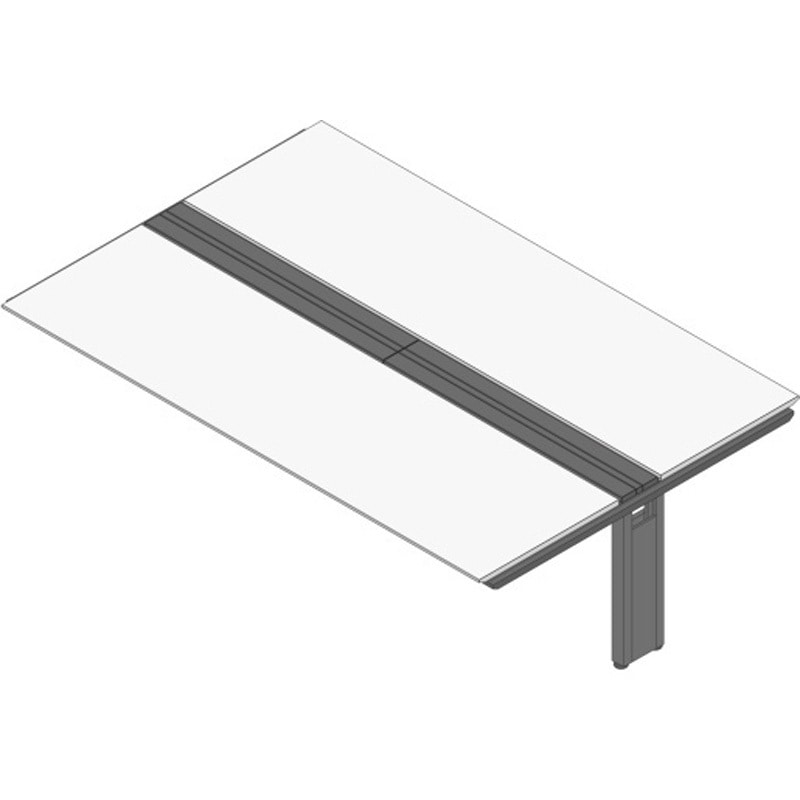 JVB-2816TEN-TL アフィーノ ワークベンチ 両面タイプ 連増セット アルミ塗装脚 W2800×D1600<配送時組立サービス付> 1台 イトーキ 【通販モノタロウ】