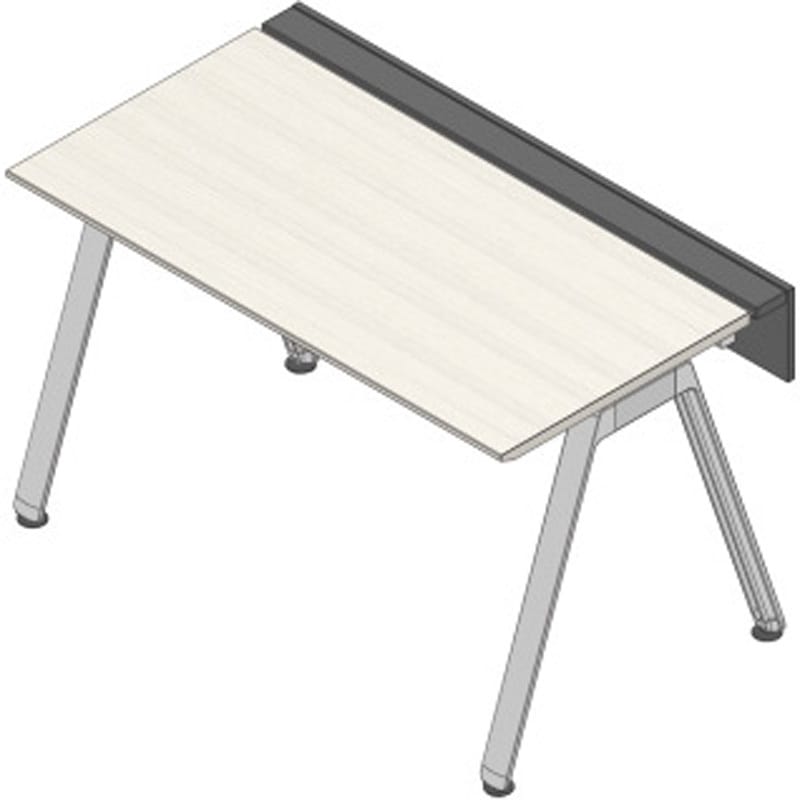 JVB-1407GLPN-PH アフィーノ ワークベンチ 片面タイプ 単独型 アルミミラー脚 W1400×D700<配送時組立サービス付> 1台 イトーキ 【通販モノタロウ】