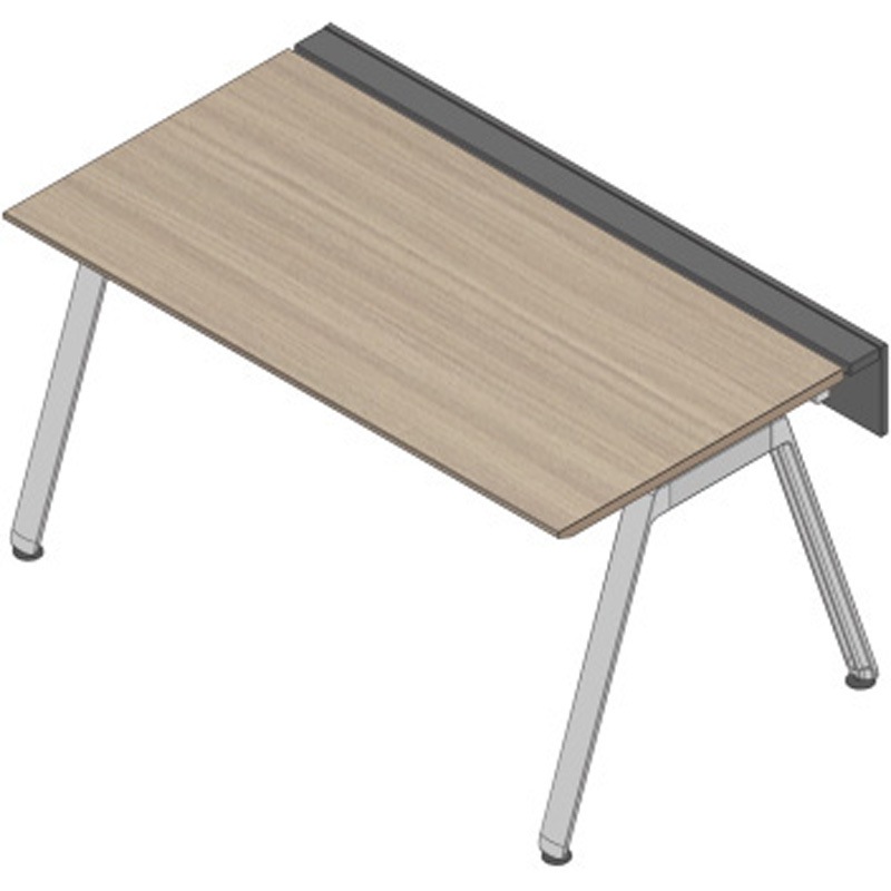 JVB-1608GLPN-PM アフィーノ ワークベンチ 片面タイプ 単独型 アルミミラー脚 W1600×D800<配送時組立サービス付> 1台 イトーキ 【通販モノタロウ】