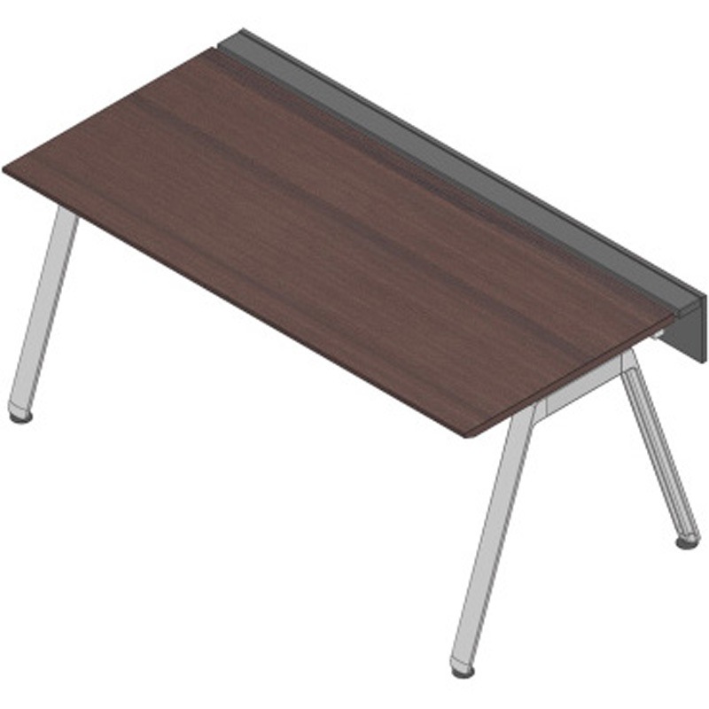 JVB-1808GLPN-PY アフィーノ ワークベンチ 片面タイプ 単独型 アルミミラー脚 W1800×D800<配送時組立サービス付> 1台 イトーキ 【通販モノタロウ】