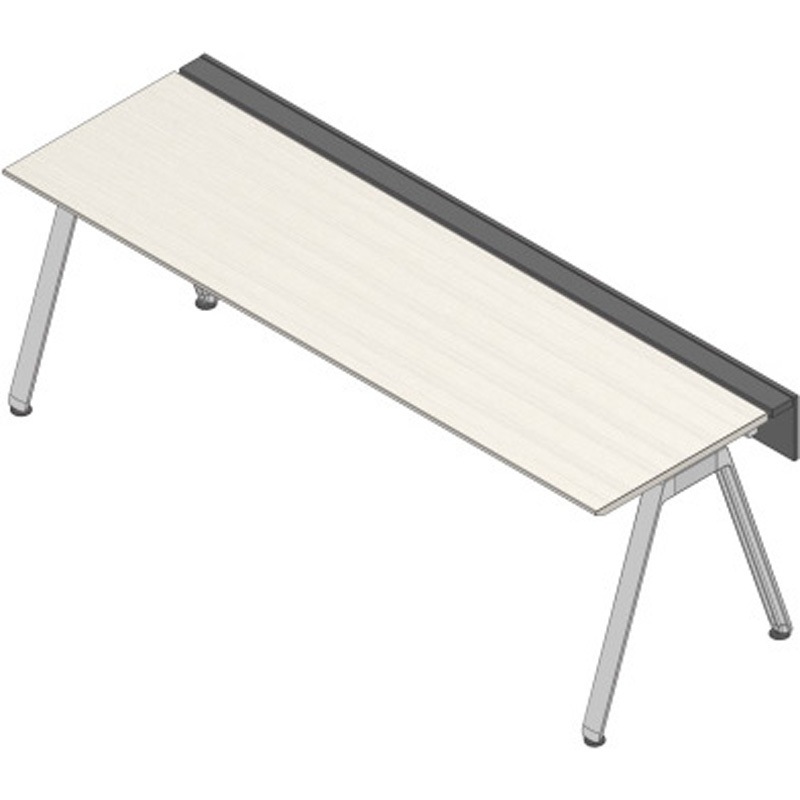 JVB-2407GLPN-PH アフィーノ ワークベンチ 片面タイプ 単独型 アルミミラー脚 W2400×D700<配送時組立サービス付> 1台 イトーキ 【通販モノタロウ】 104,390円