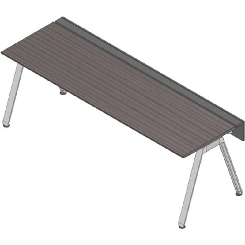 JVB-2407GLPN-PR アフィーノ ワークベンチ 片面タイプ 単独型 アルミミラー脚 W2400×D700<配送時組立サービス付> 1台 イトーキ 【通販モノタロウ】