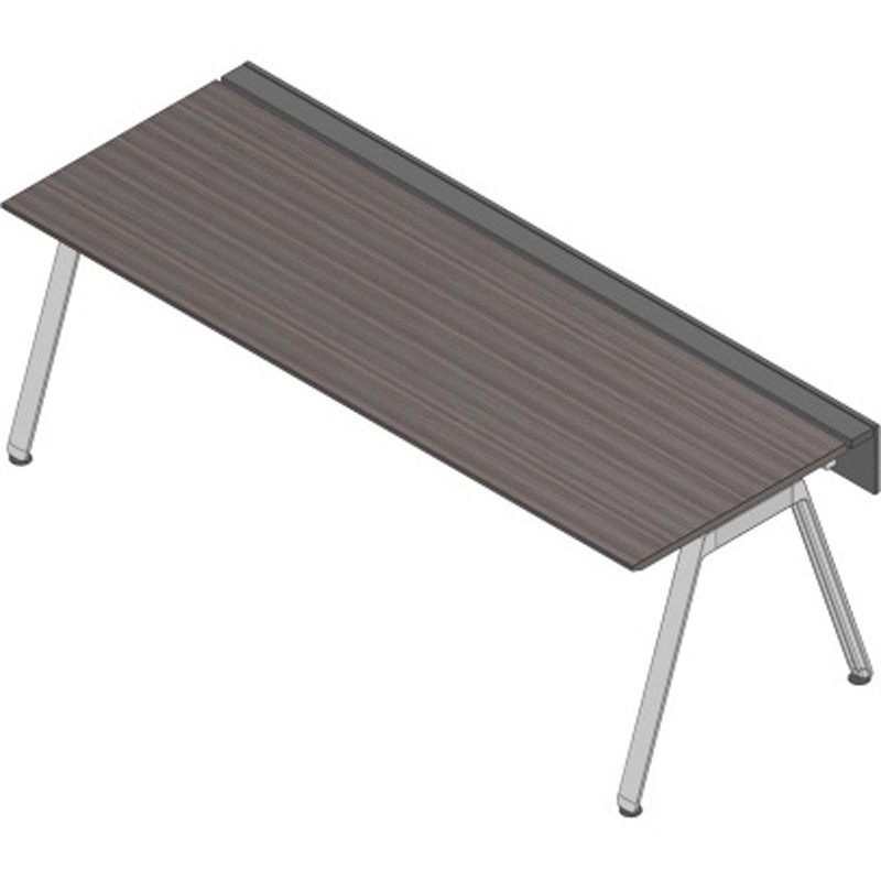 JVB-2408GLPN-PR アフィーノ ワークベンチ 片面タイプ 単独型 アルミミラー脚 W2400×D800<配送時組立サービス付> 1台 イトーキ 【通販モノタロウ】