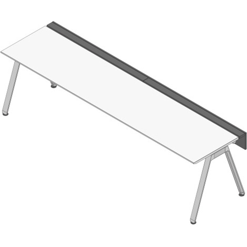 JVB-3007GLPN-PL アフィーノ ワークベンチ 片面タイプ 単独型 アルミミラー脚 W3000×D700<配送時組立サービス付> 1台 イトーキ 【通販モノタロウ】 129,900円