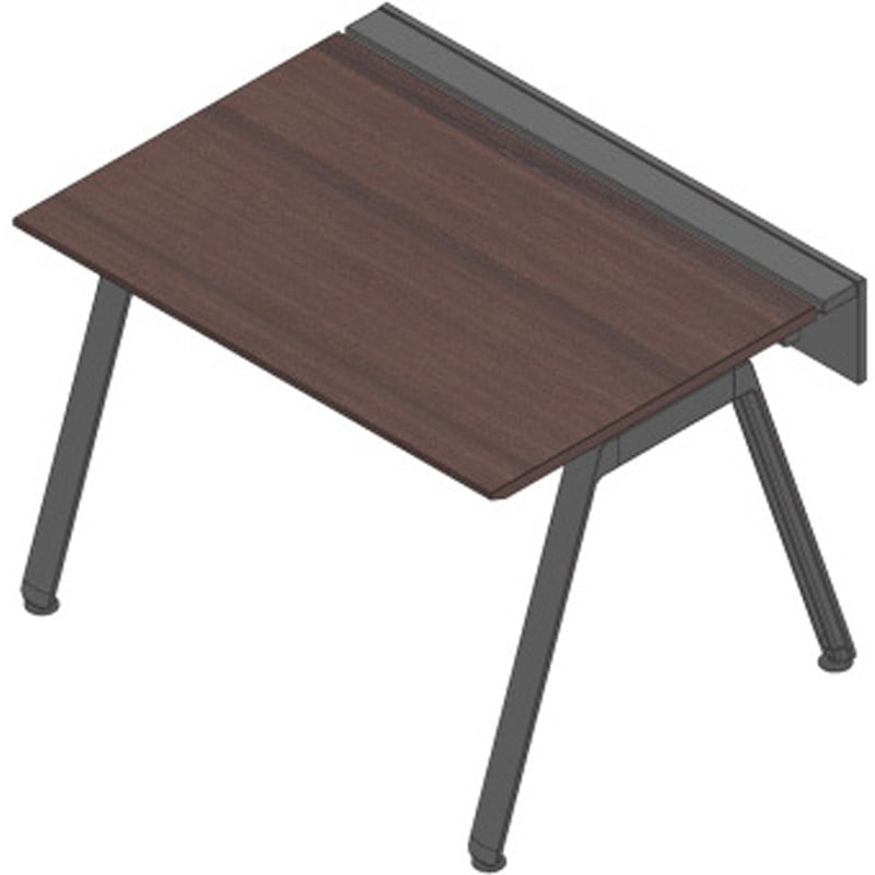 JVB-1208GLTN-TY アフィーノ ワークベンチ 片面タイプ 単独型 アルミ塗装脚 W1200×D800<配送時組立サービス付> 1台 イトーキ 【通販モノタロウ】