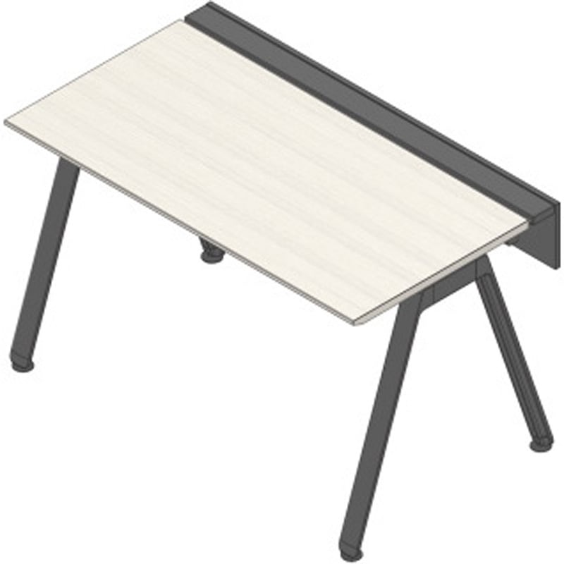 JVB-1407GLTN-TH アフィーノ ワークベンチ 片面タイプ 単独型 アルミ塗装脚 W1400×D700<配送時組立サービス付> 1台 イトーキ 【通販モノタロウ】