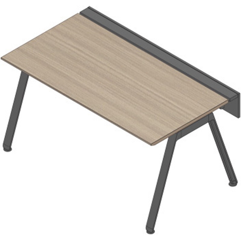 JVB-1608GLTN-TM アフィーノ ワークベンチ 片面タイプ 単独型 アルミ塗装脚 W1600×D800<配送時組立サービス付> 1台 イトーキ 【通販モノタロウ】