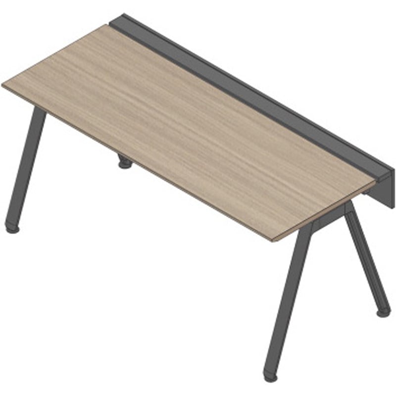 JVB-1807GLTN-TM アフィーノ ワークベンチ 片面タイプ 単独型 アルミ塗装脚 W1800×D700<配送時組立サービス付> 1台 イトーキ 【通販モノタロウ】